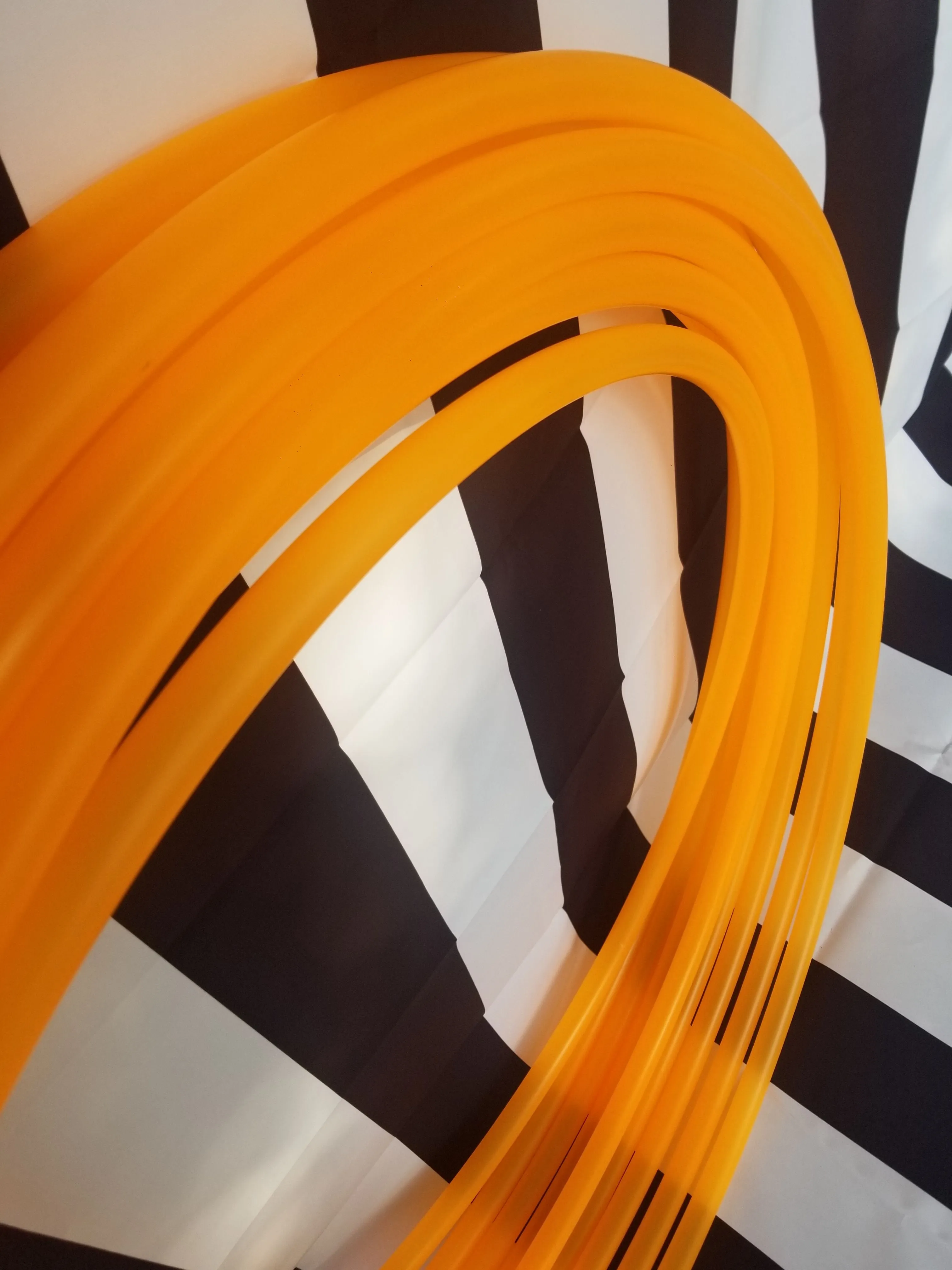 Creamsicle - UV Orange Polypro Bare Hoop 3/4