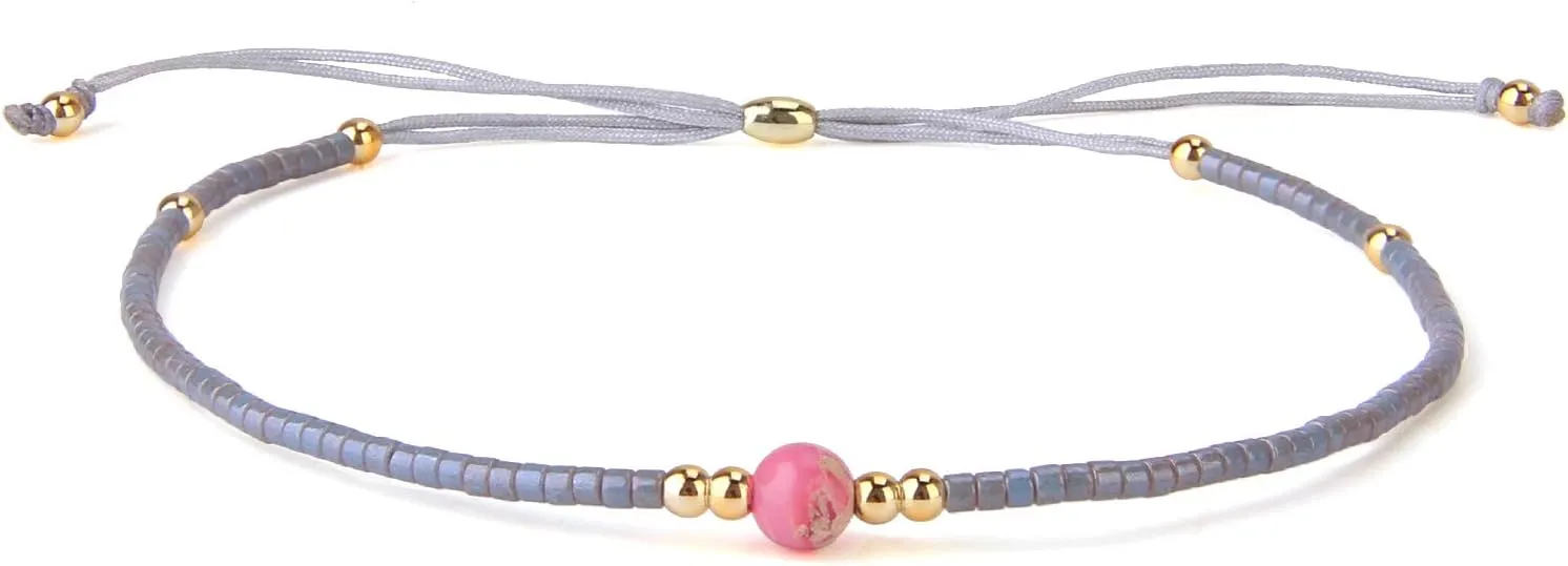 KELITCH Women Friendship Bracelets Adjustable Bracelet Miyuki Crystal Bracelets Bohemian Bracelets