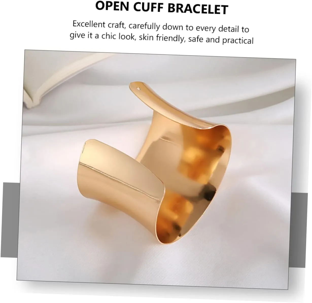 NOLITOY Bracelet Bangles Cuff Hand Punk Chunky Women Armlet Open Style Wide Adjustable Wrist Jewelry Metals