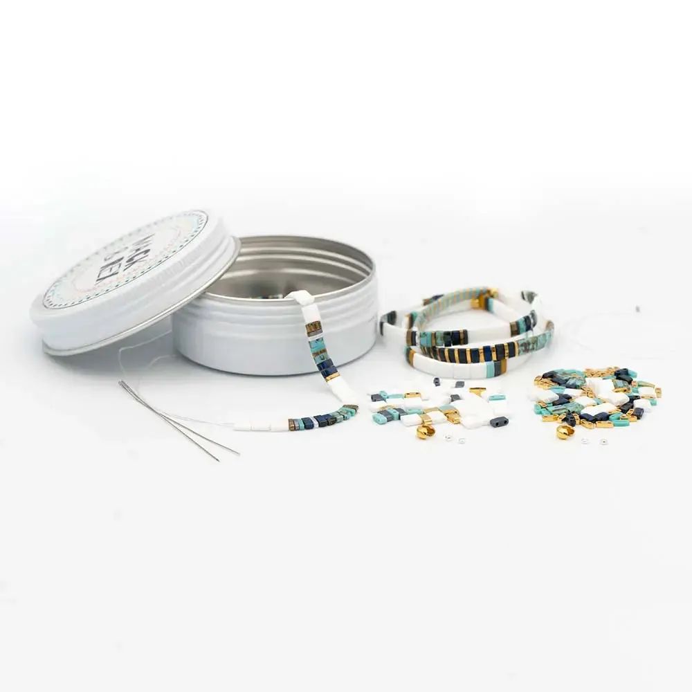 SHORES OF MAINE - Tila Bracelet Making Kit - 3 Bracelets
