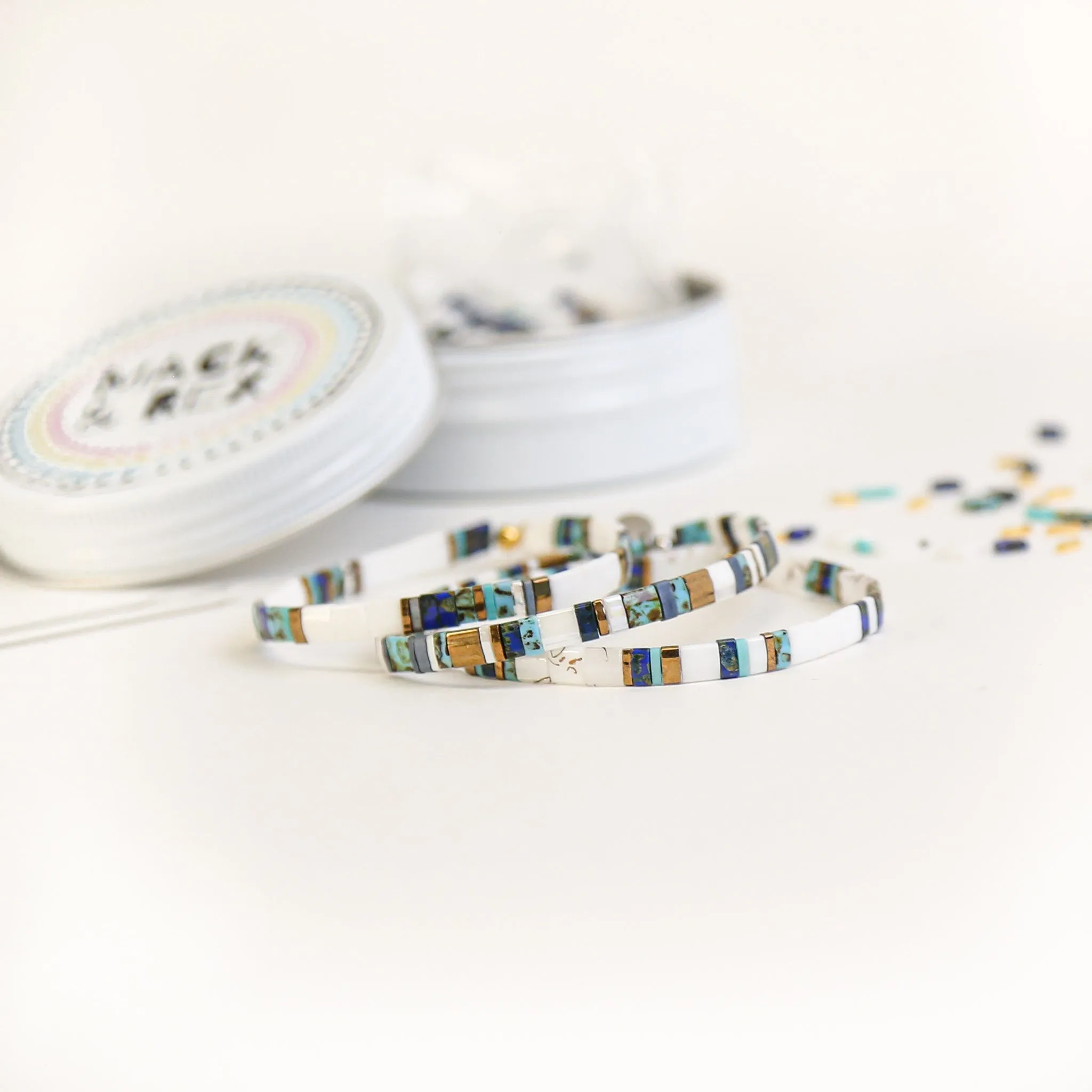 SHORES OF MAINE - Tila Bracelet Making Kit - 3 Bracelets