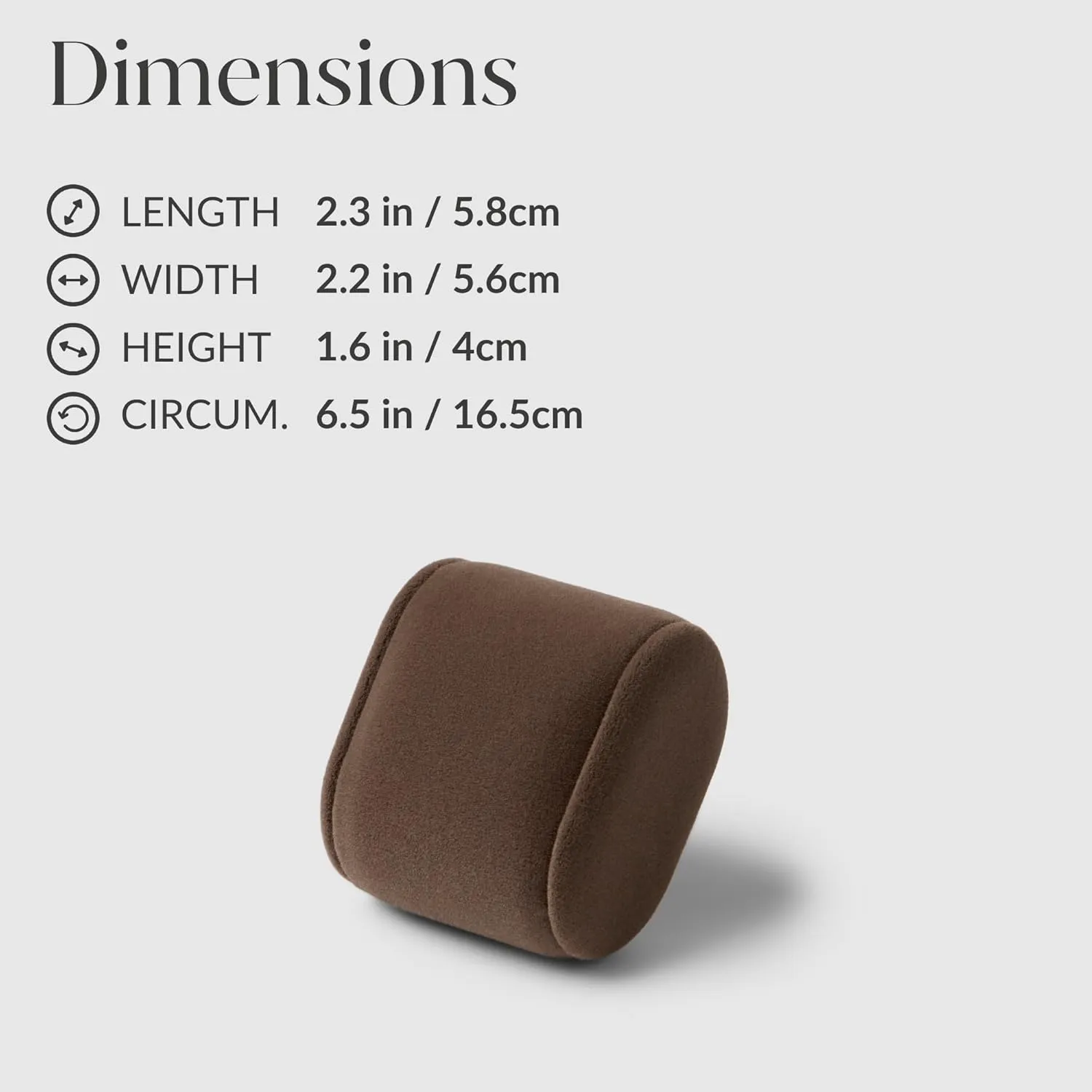 TAWBURY Bayswater Watch Box Pillows - Extra-Small | 16.5cm/6.5" Circumference | 55mm/2.2" Width | Compatible with Bayswater 3 & 8 Slot Watch Boxes | Pack of 8 Pillows
